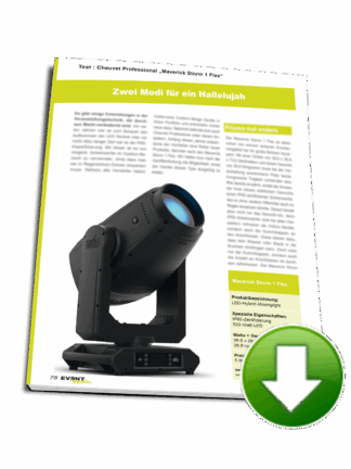 Test : Chauvet Professional „Maverick Storm 1 Flex“