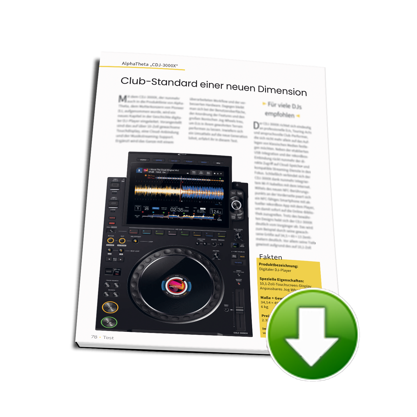 Test : AlphaTheta „CDJ-3000X“