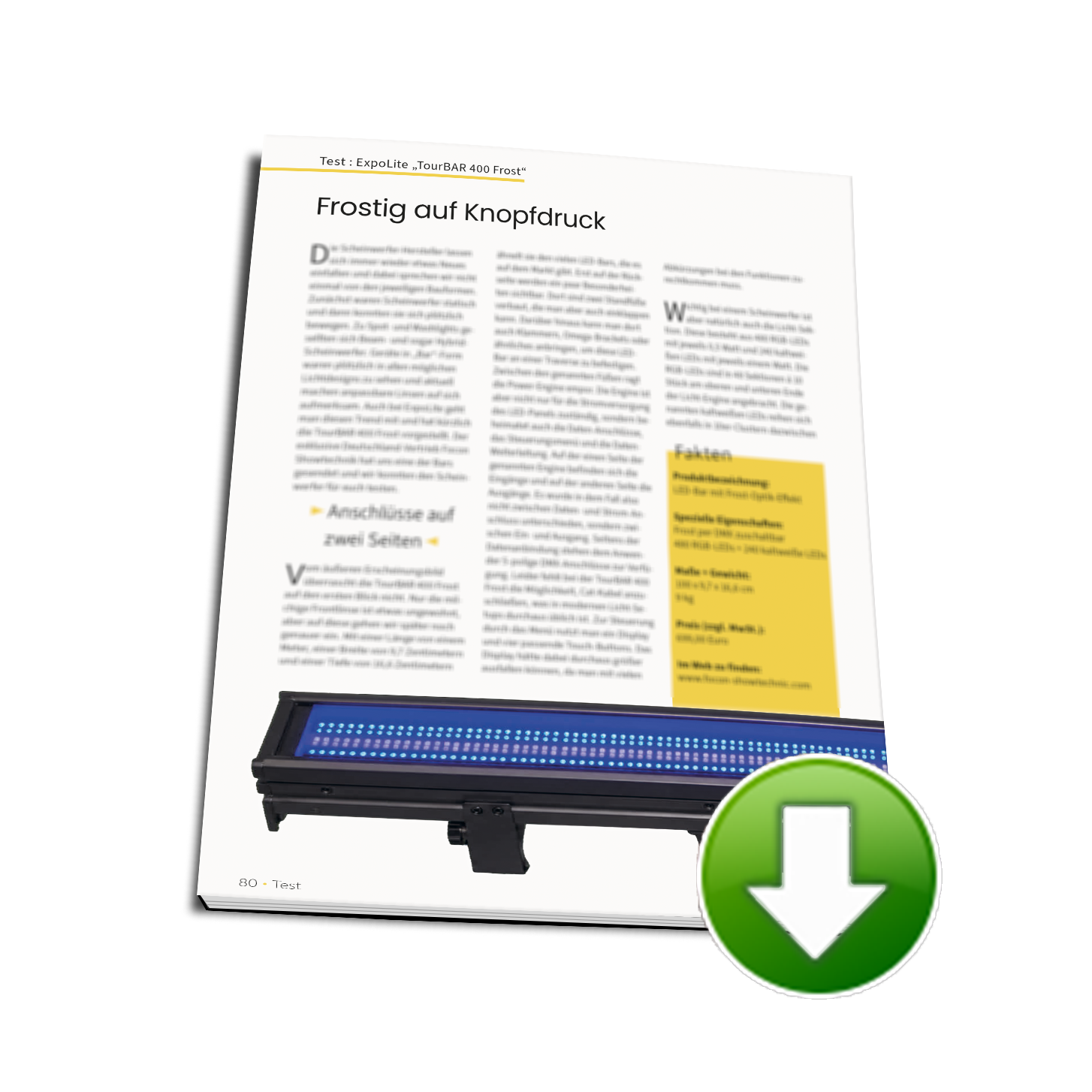 Test : ExpoLite „TourBar 400 Frost”