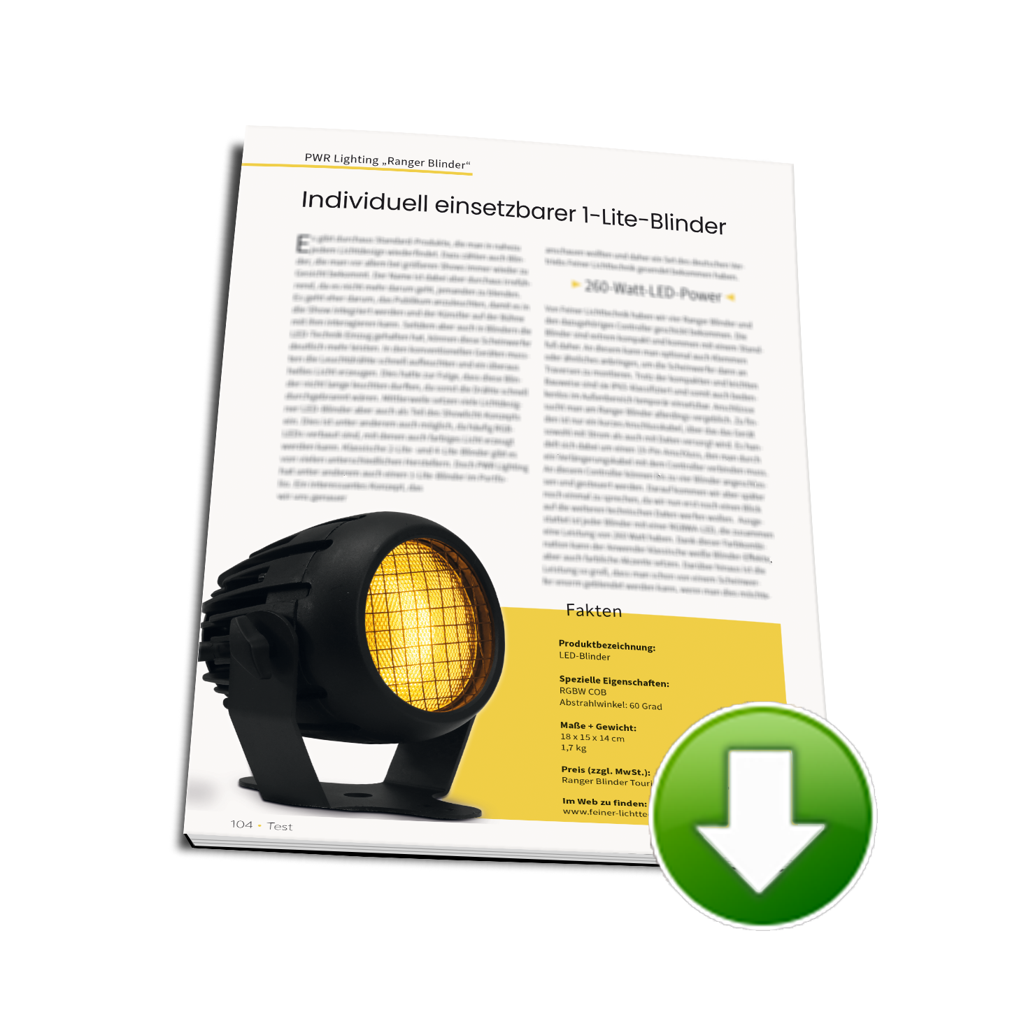 Test : PWR Lighting „Ranger Blinder“